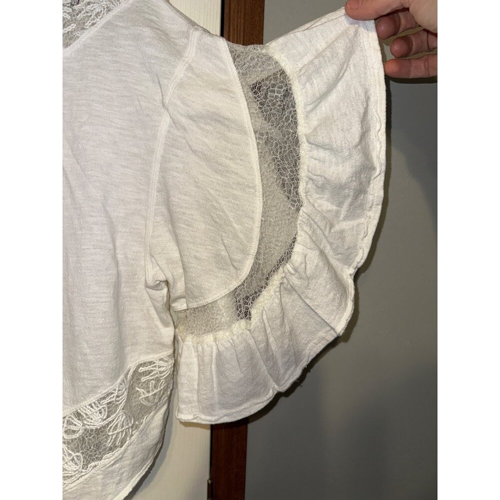 Free People Love Affair Bell Sleeve Top Size Medium - Picture 7 of 12